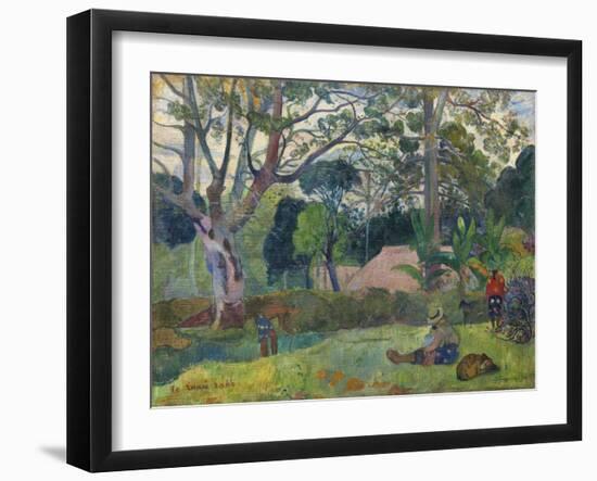 The Big Tree , 1891-Paul Gauguin-Framed Giclee Print