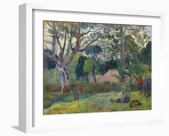 The Big Tree , 1891-Paul Gauguin-Framed Giclee Print