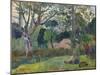The Big Tree , 1891-Paul Gauguin-Mounted Giclee Print
