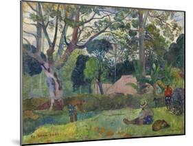 The Big Tree , 1891-Paul Gauguin-Mounted Giclee Print