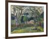 The Big Tree , 1891-Paul Gauguin-Framed Giclee Print