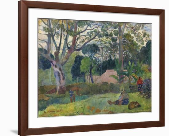 The Big Tree , 1891-Paul Gauguin-Framed Giclee Print