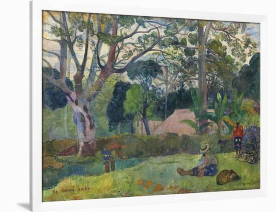 The Big Tree , 1891-Paul Gauguin-Framed Giclee Print