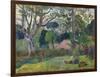 The Big Tree , 1891-Paul Gauguin-Framed Giclee Print