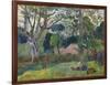 The Big Tree , 1891-Paul Gauguin-Framed Giclee Print