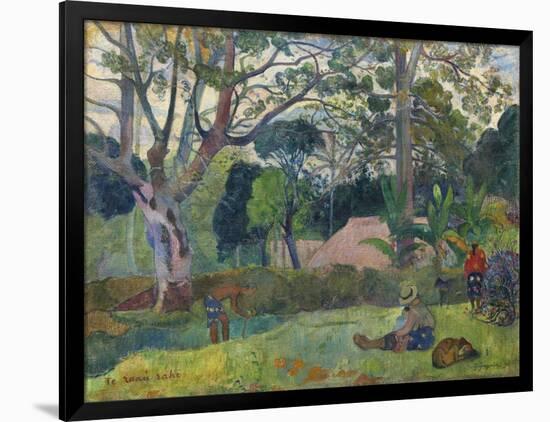 The Big Tree , 1891-Paul Gauguin-Framed Giclee Print