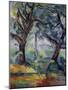 The Big Trees, C.1904-Paul Cézanne-Mounted Giclee Print