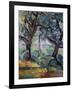 The Big Trees, C.1904-Paul Cézanne-Framed Giclee Print