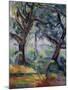 The Big Trees, C.1904-Paul Cézanne-Mounted Giclee Print