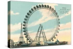 The Big Wheel, Paris-null-Stretched Canvas