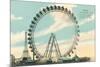 The Big Wheel, Paris-null-Mounted Art Print