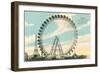 The Big Wheel, Paris-null-Framed Premium Giclee Print