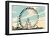 The Big Wheel, Paris-null-Framed Premium Giclee Print