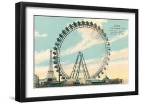 The Big Wheel, Paris-null-Framed Art Print