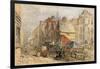 The Bigg Market, Newcastle Upon Tyne-William Bell Scott-Framed Giclee Print