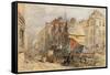 The Bigg Market, Newcastle Upon Tyne-William Bell Scott-Framed Stretched Canvas