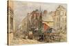 The Bigg Market, Newcastle Upon Tyne-William Bell Scott-Stretched Canvas