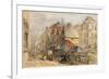 The Bigg Market, Newcastle Upon Tyne-William Bell Scott-Framed Giclee Print