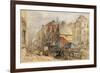 The Bigg Market, Newcastle Upon Tyne-William Bell Scott-Framed Giclee Print