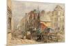 The Bigg Market, Newcastle Upon Tyne-William Bell Scott-Mounted Giclee Print