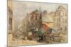 The Bigg Market, Newcastle Upon Tyne-William Bell Scott-Mounted Giclee Print