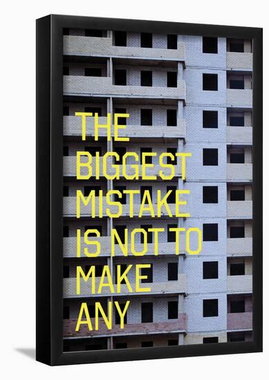 The Biggest Mistake On Brix-null-Framed Poster