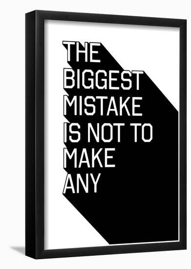 The Biggest Mistake-null-Framed Poster