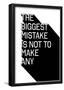 The Biggest Mistake-null-Framed Poster