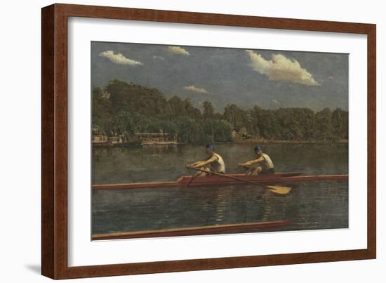 The Biglin Brothers Racing, 1872-Thomas Eakins-Framed Art Print