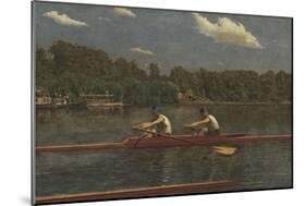 The Biglin Brothers Racing, 1872-Thomas Eakins-Mounted Art Print