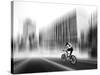 The Biker-Josh Adamski-Stretched Canvas