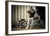 The Biker-Giuseppe Torre-Framed Photographic Print