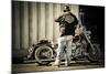 The Biker-Giuseppe Torre-Mounted Photographic Print