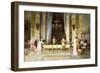 The Billiard Game (Oil on Canvas)-Francesco Beda-Framed Giclee Print