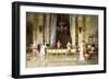 The Billiard Game (Oil on Canvas)-Francesco Beda-Framed Giclee Print