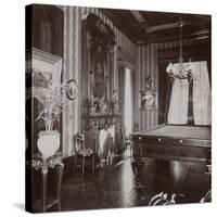 The Billiard Room at the John Jacob Astor Residence at Rhinecliff, N.Y., 1893-94-Byron Company-Stretched Canvas