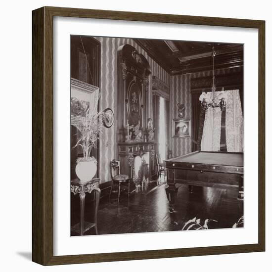 The Billiard Room at the John Jacob Astor Residence at Rhinecliff, N.Y., 1893-94-Byron Company-Framed Giclee Print