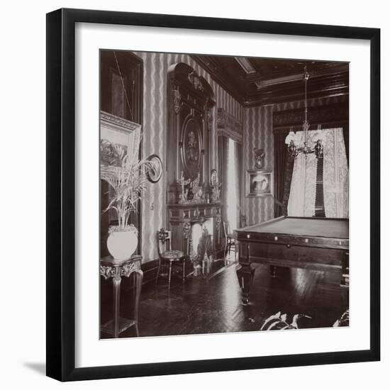 The Billiard Room at the John Jacob Astor Residence at Rhinecliff, N.Y., 1893-94-Byron Company-Framed Giclee Print