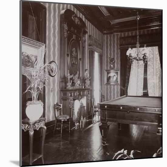 The Billiard Room at the John Jacob Astor Residence at Rhinecliff, N.Y., 1893-94-Byron Company-Mounted Giclee Print