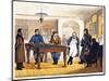 The Billiard Room, Early 19th C-null-Mounted Premium Giclee Print