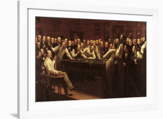 The Billiard Room-Henry O'Neil-Framed Giclee Print