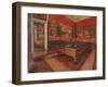 The Billiard Room-Edgar Degas-Framed Giclee Print