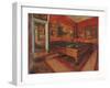 The Billiard Room-Edgar Degas-Framed Giclee Print