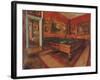 The Billiard Room-Edgar Degas-Framed Giclee Print