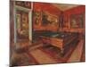 The Billiard Room-Edgar Degas-Mounted Giclee Print