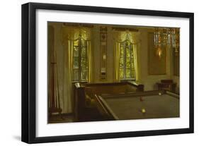 The Billiard Room-Harald Slott-Moller-Framed Premium Giclee Print