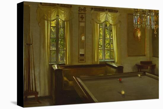 The Billiard Room-Harald Slott-Moller-Stretched Canvas