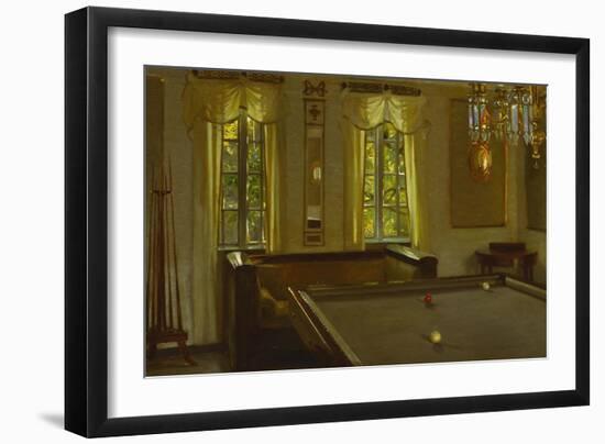 The Billiard Room-Harald Slott-Moller-Framed Giclee Print