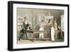 The Billiard Table, from "The Tour of Dr Syntax in Search of the Picturesque"-Thomas Rowlandson-Framed Giclee Print