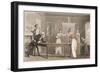 The Billiard Table-Thomas Rowlandson-Framed Art Print